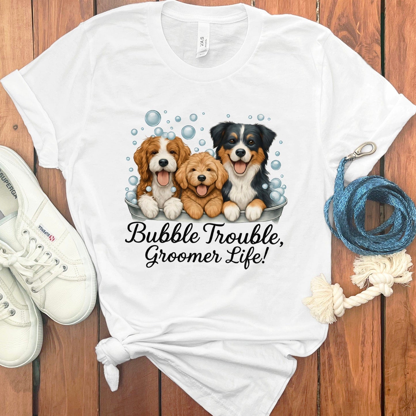 Bubble Trouble Groomer Life Dog Lover Shirt product