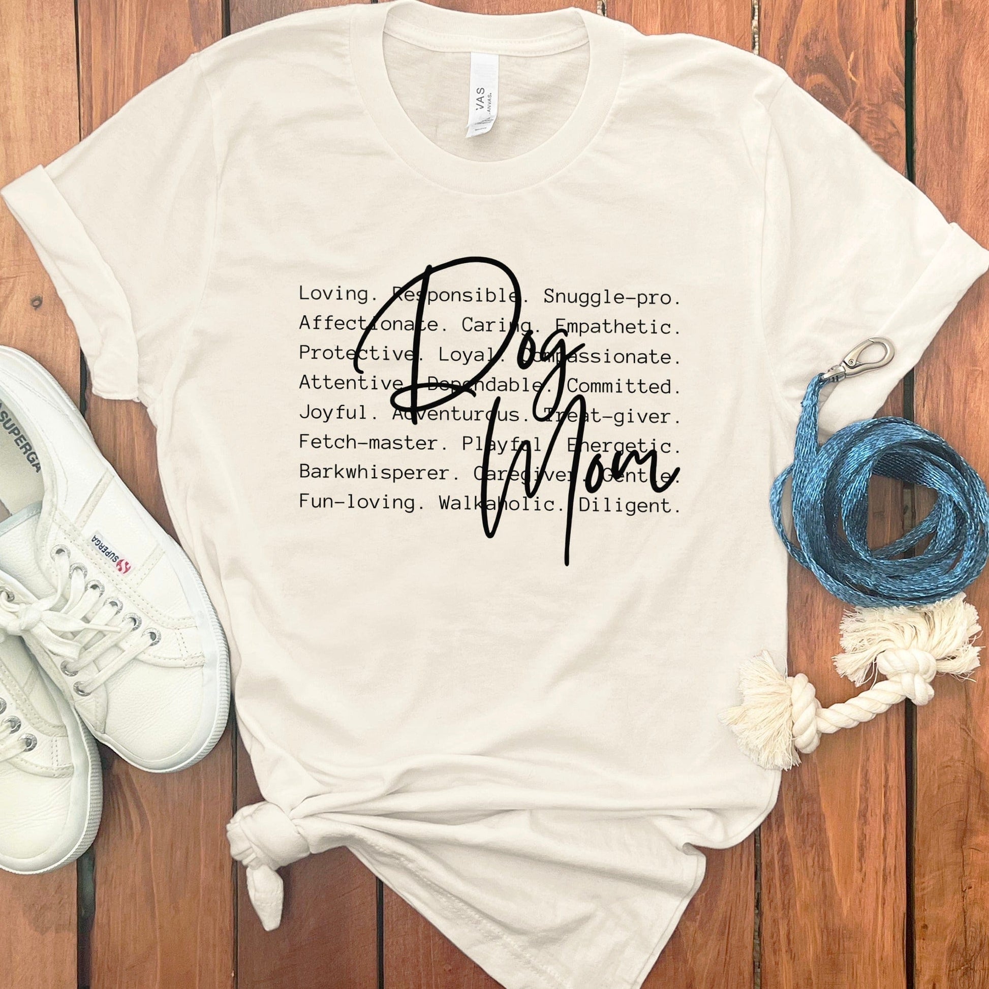 Loving and Responsible Dog Mom Graphic Tee product