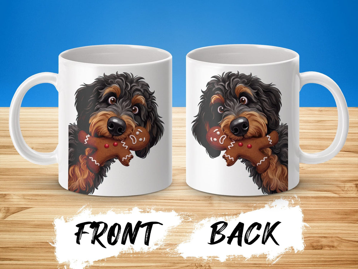 Phantom Goldendoodle Cookie Thief Mug in by Puppy Jo