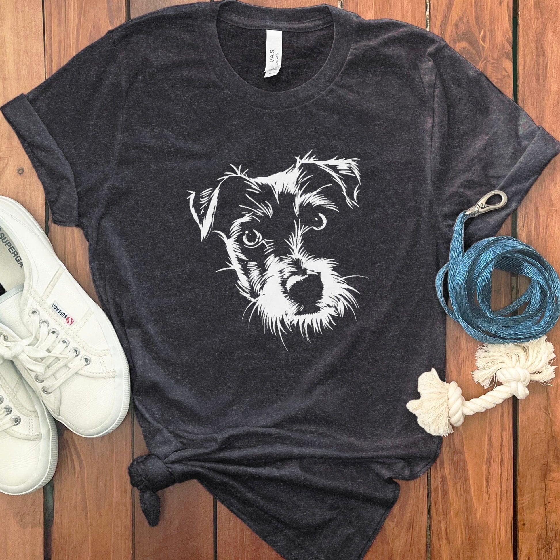Cute Dog Face Graphic Print T-shirt product
