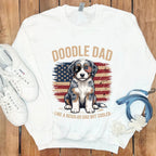 Doodle Dad Like a Regular Dad But Cooler sweatshirt