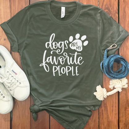 Dogs Are My Favorite People T-shirt product