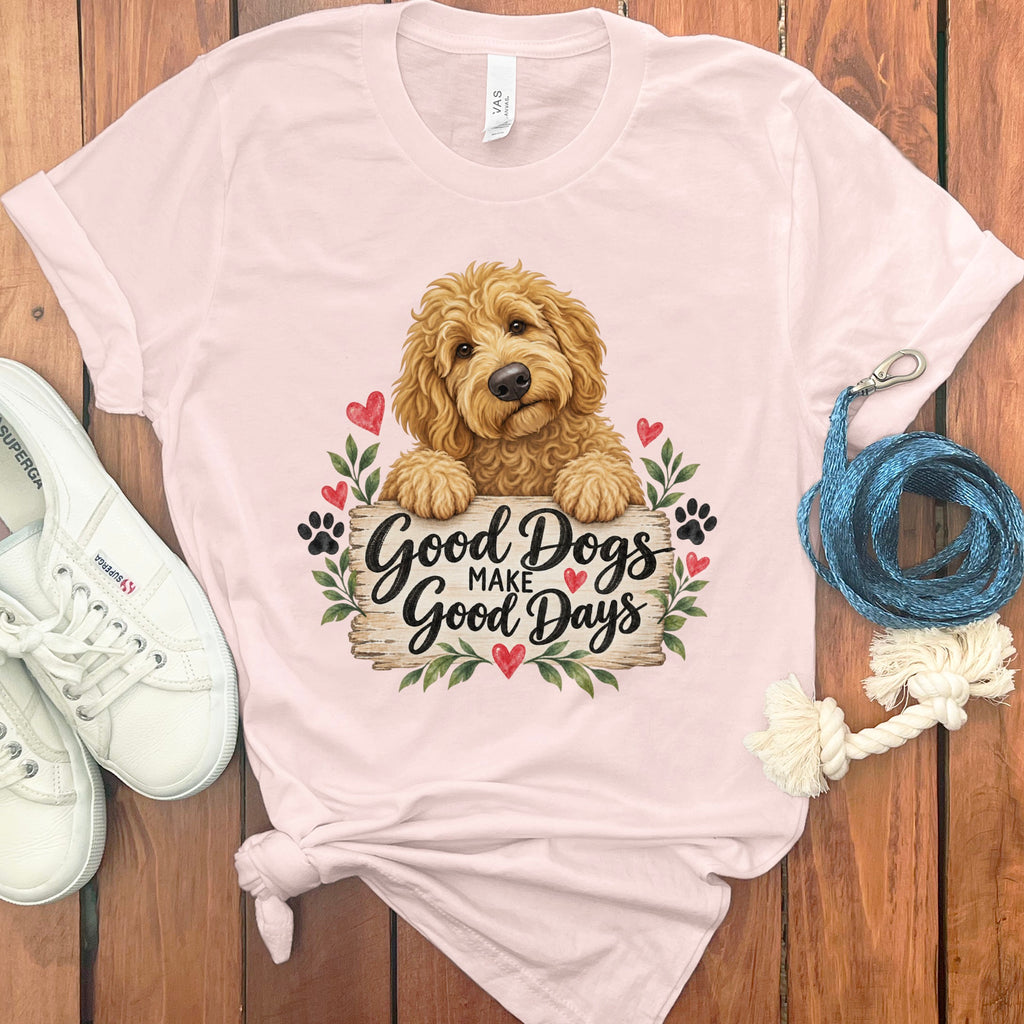 Golden Goldendoodle Good Days T-Shirt