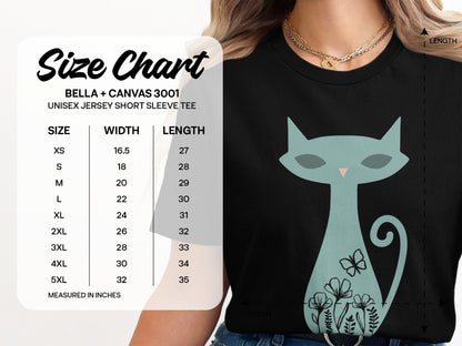 Stylish Cat Graphic Unisex Jersey Short Sleeve Tee product