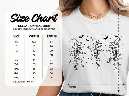 Dancing Skeletons Halloween Unisex Jersey Short Sleeve product