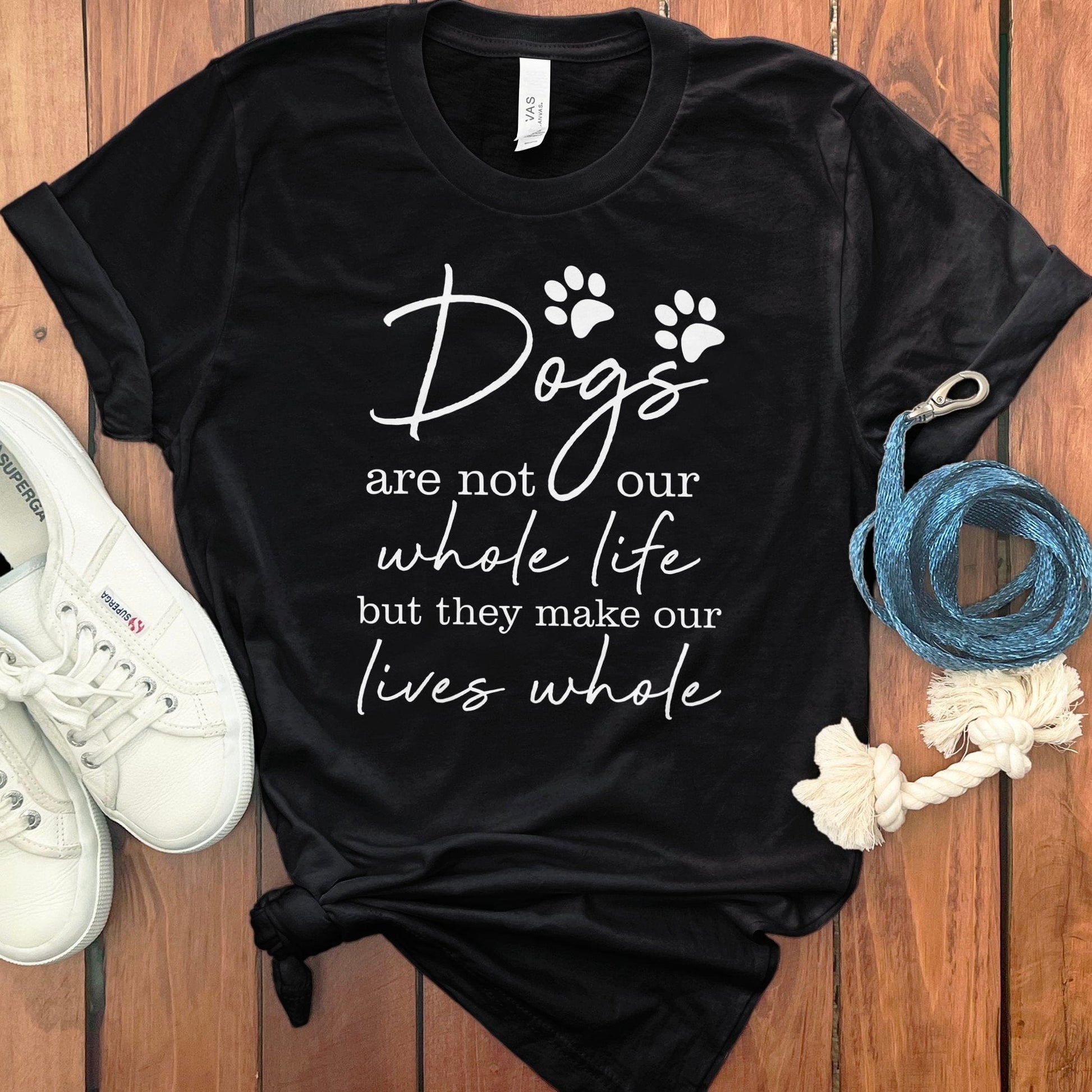 Dogs Make Our Lives Whole Graphic T-shirt product type