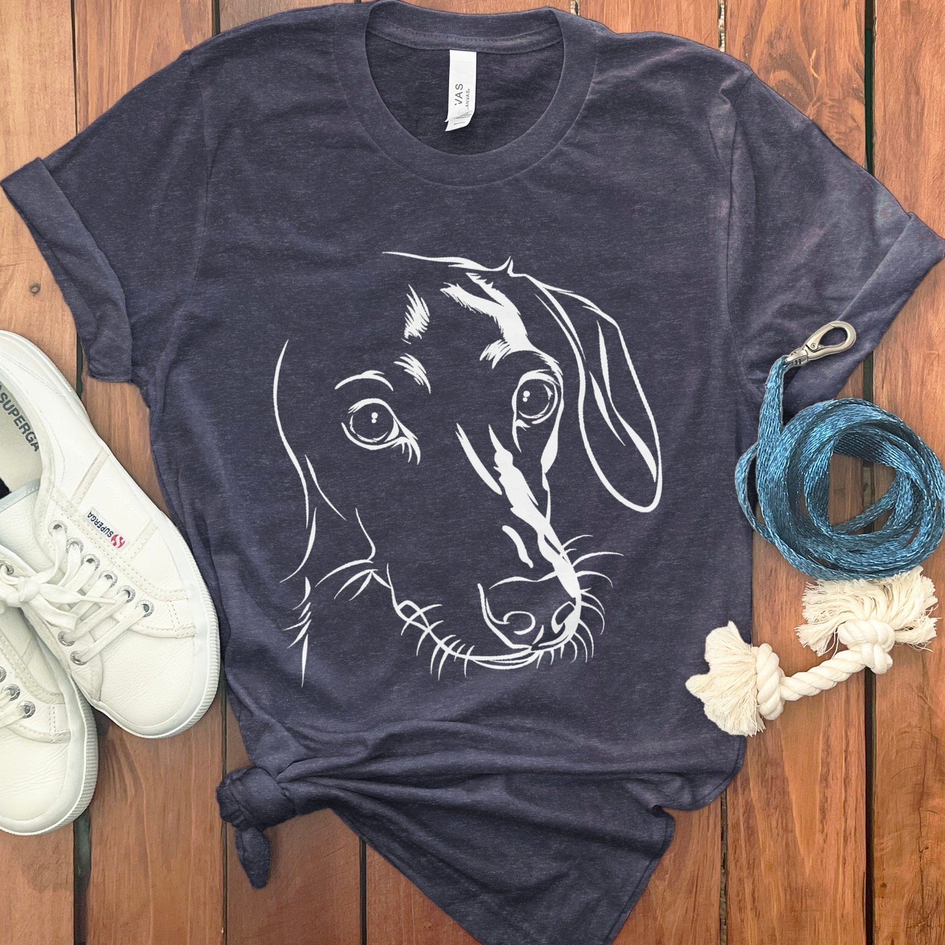 Dachshund Sketch Graphic Tee Casual Shirt product type