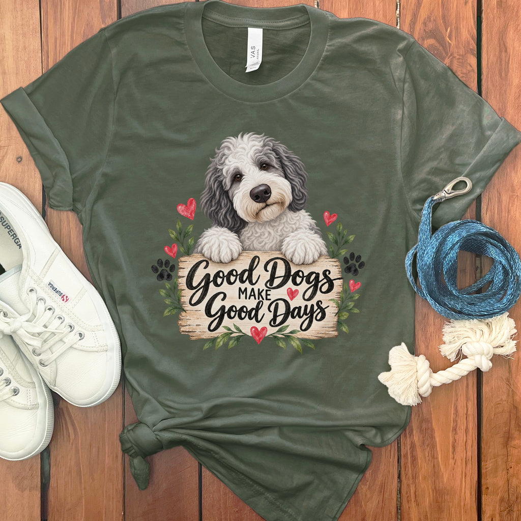 Sheepadoodle Good Days T-Shirt
