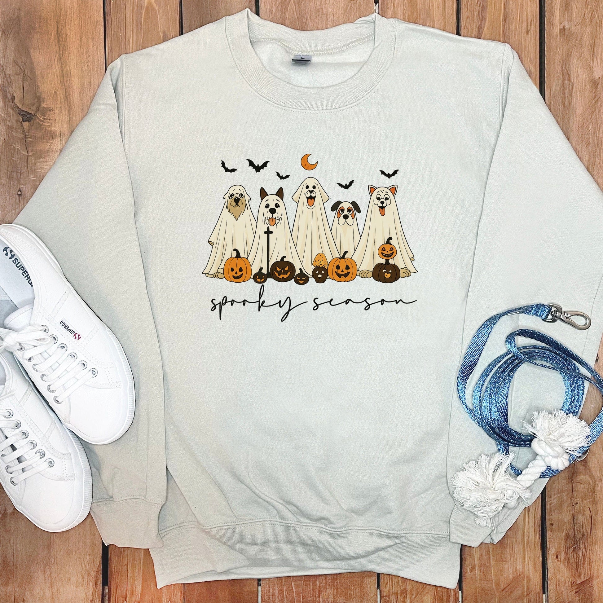 Spooky Season Halloween Ghosts Dogs Sweatshirt product type