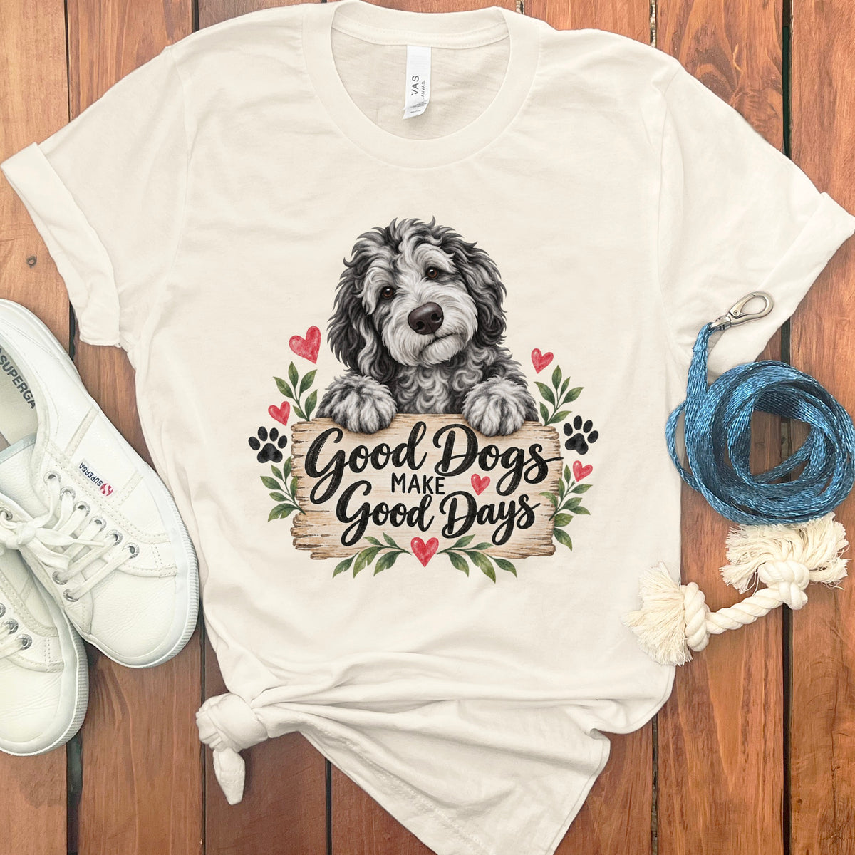 Merle Goldendoodle Good Days T-Shirt