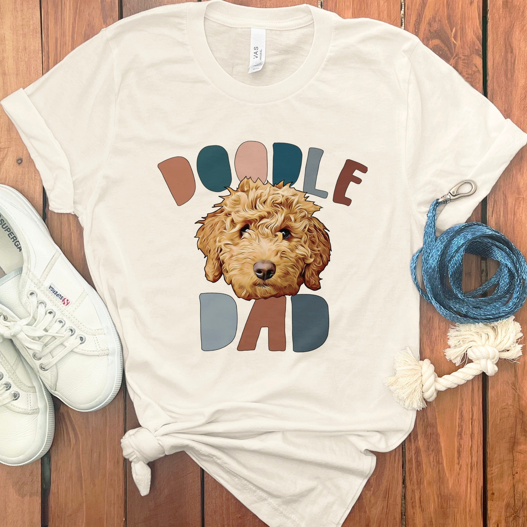 Doodle Dad Graphic Tee Shirt for Dog Lovers