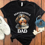 Bernedoodle Dad Graphic Tee for Dog Lovers Shirt
