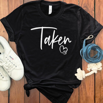 Taken Graphic Writing Black T-Shirt product