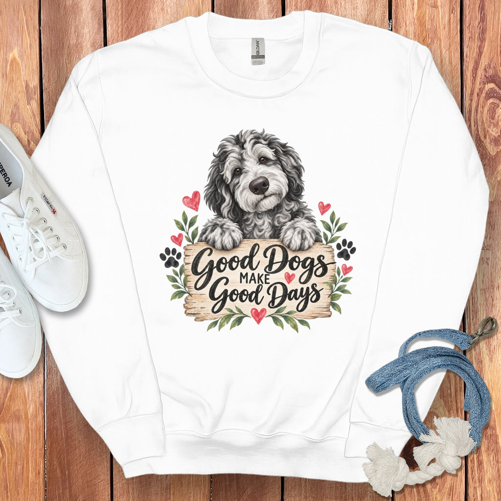 Merle Goldendoodle Good Days Sweatshirt