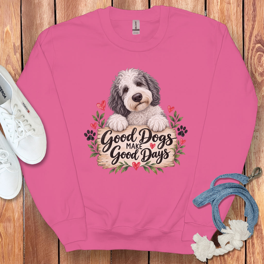 Sheepadoodle Good Days Sweatshirt