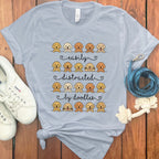 Easily Distracted by Doodles Graphic T-shirt