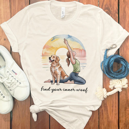 Find Your Inner Woof Yoga With Dog T-Shirt product