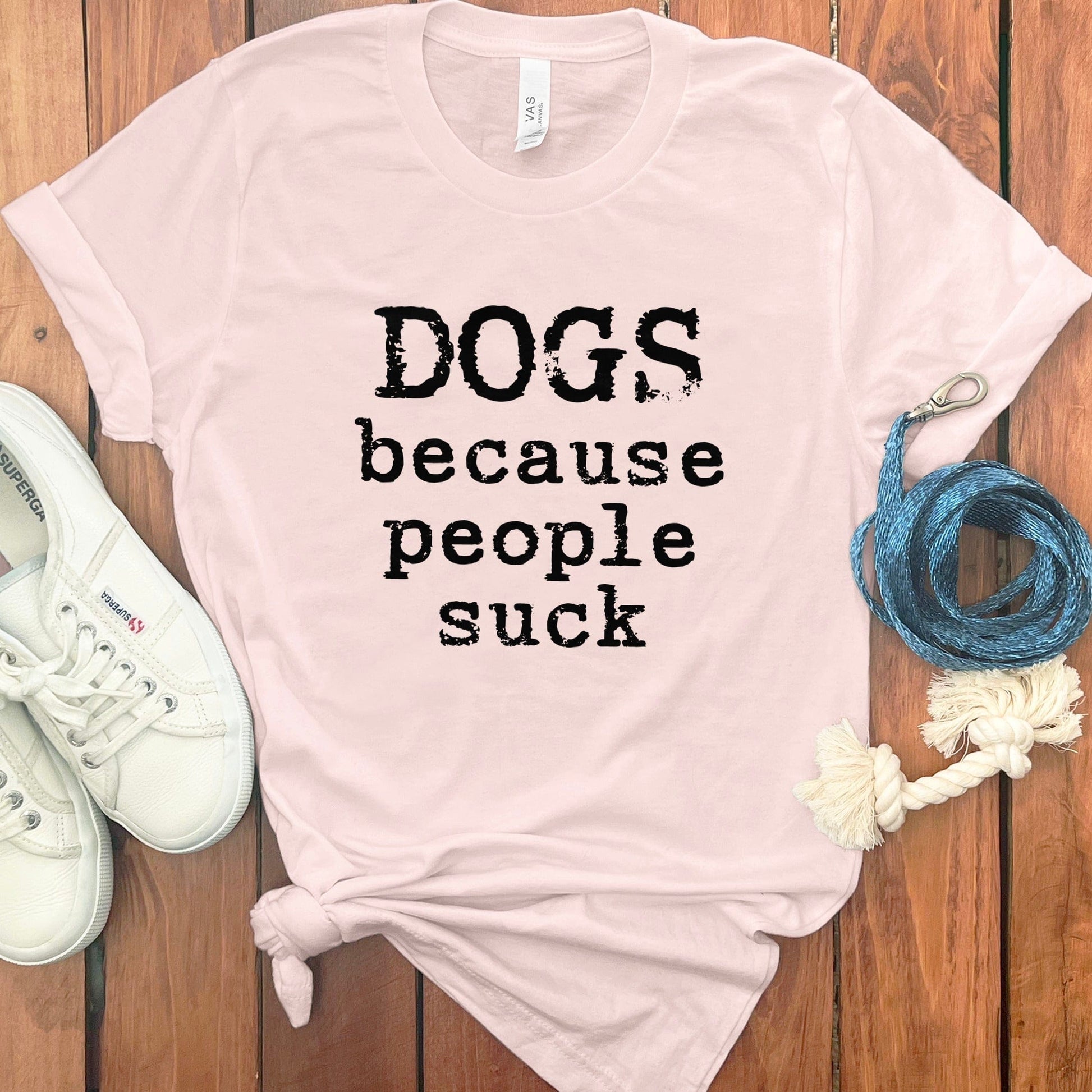DOGS Because People Suck Graphic Tee product