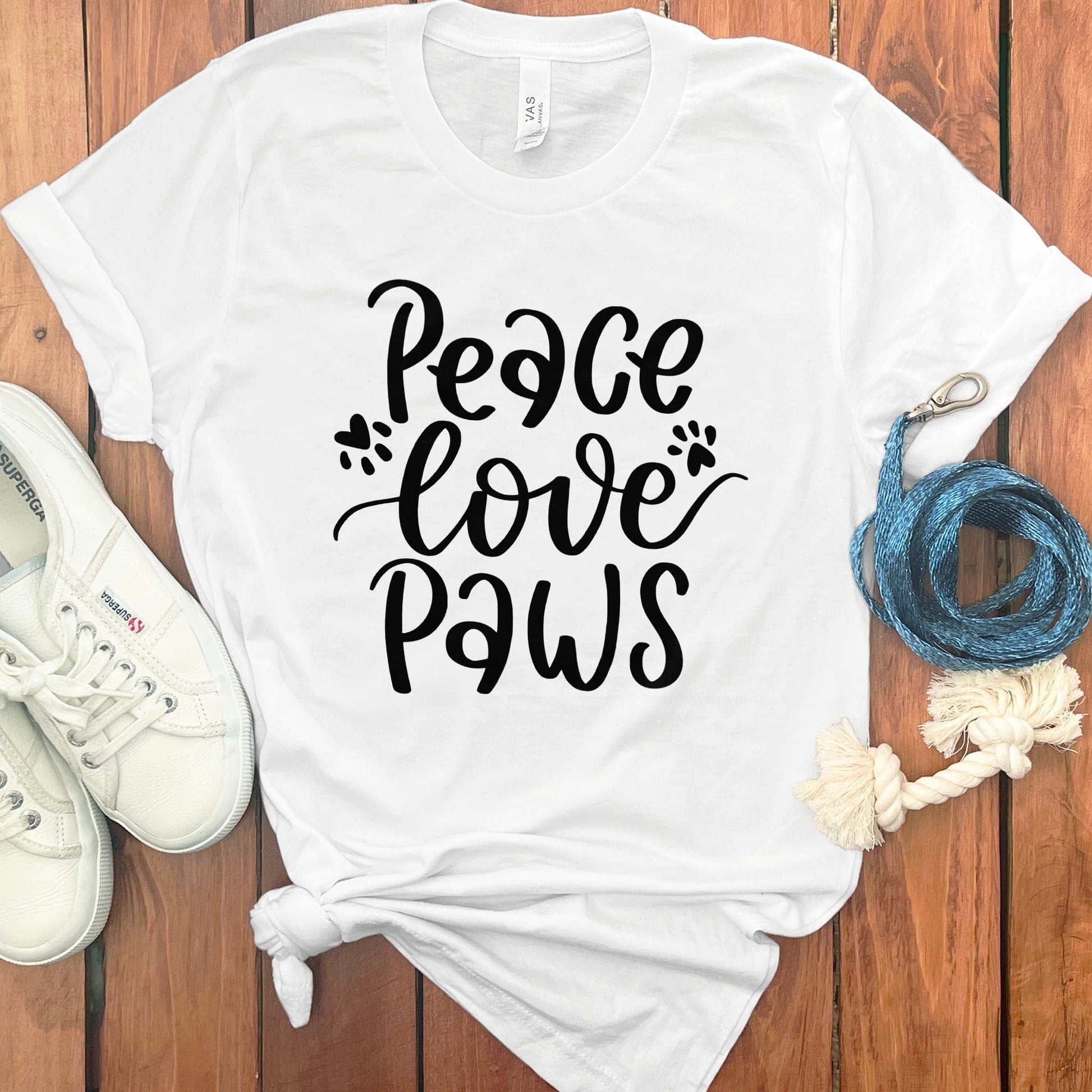 Peace Love Paws Graphic Tee product type