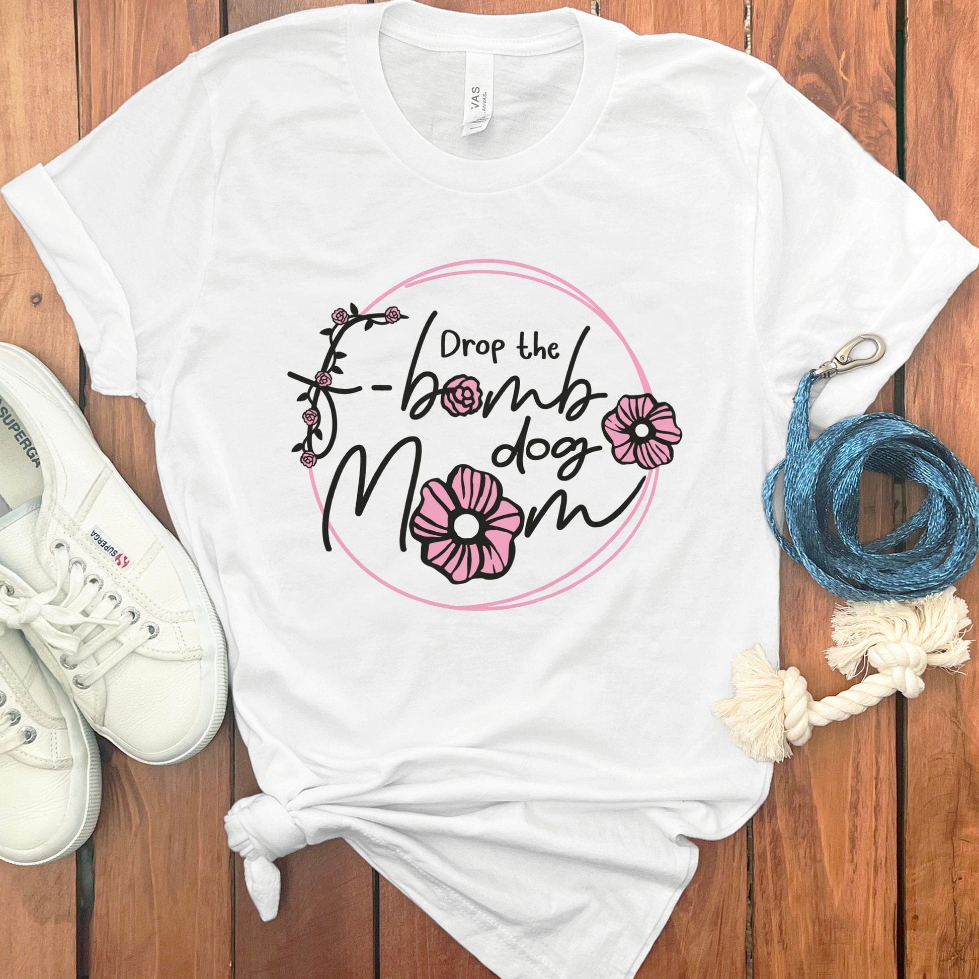 Drop the F-Bomb Dog Mom Graphic T-Shirt product