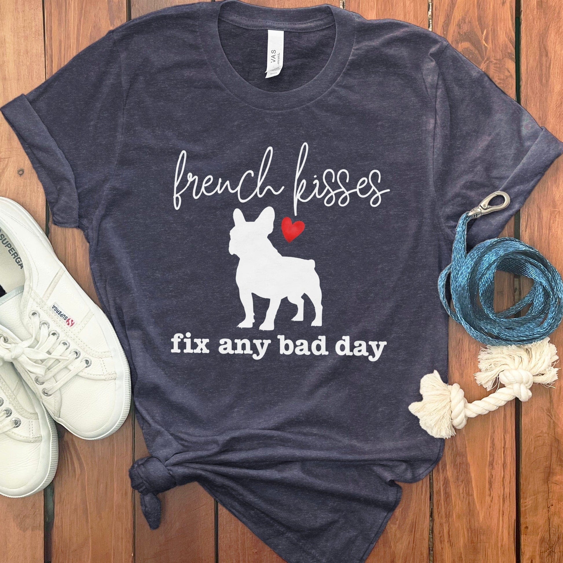 French Kisses Fix Any Bad Day Graphic T-Shirt product type