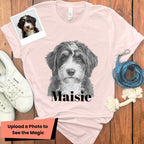 Custom Doodle Photo T-Shirt