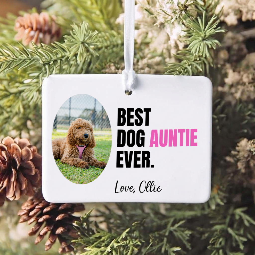 Personalized Best Dog Person Ornament