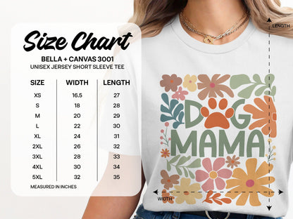 Dog Mama Flower Power Graphic Tee product