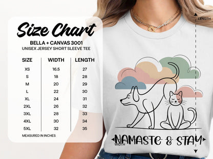 Namaste and Stay Design Unisex Jersey Short Sleeve Tee product