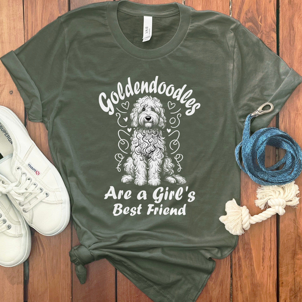 Goldendoodles Are a Girl's Best Friend Shirt