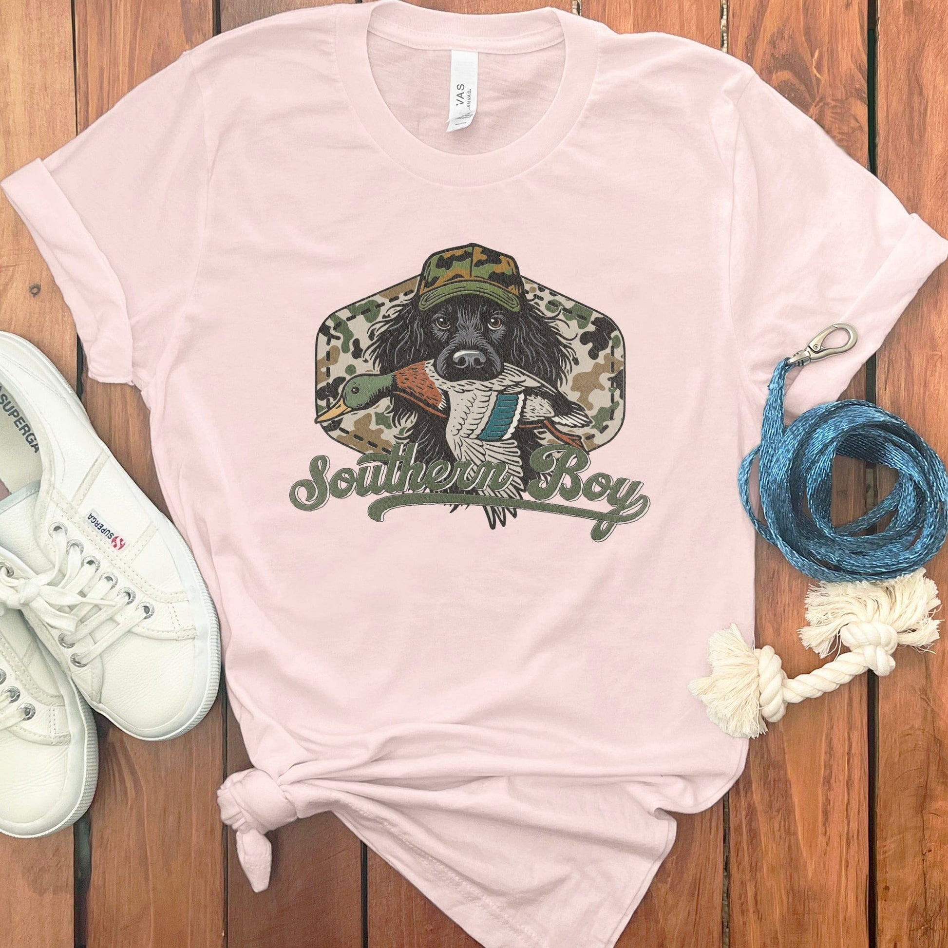 Southern Boy Hunting Dog Graphic Printed Shirt product