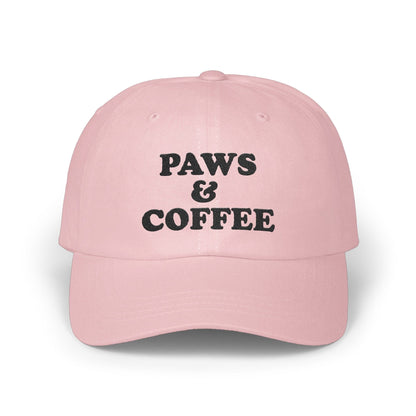 Paws and Coffee Cute Pink Adjustable Baseball product type