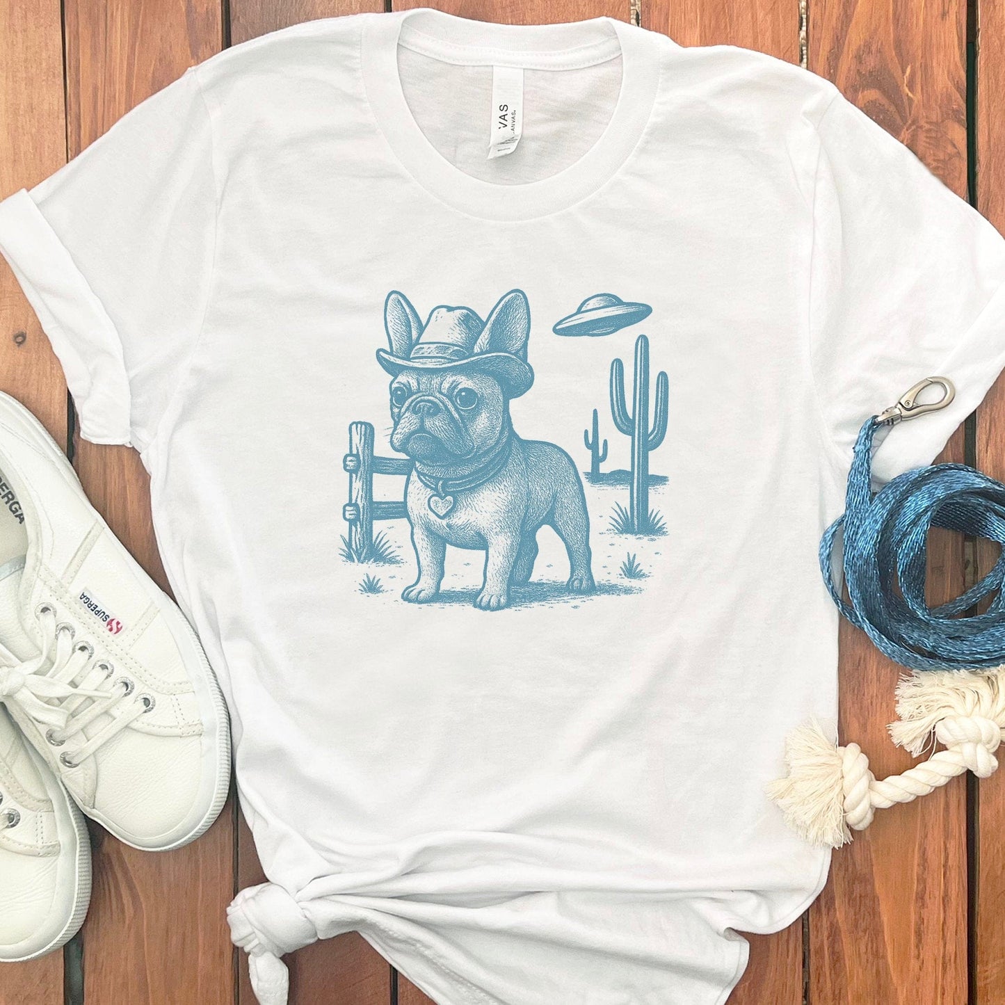 French Bulldog Cactus Desert Graphic Tee product type