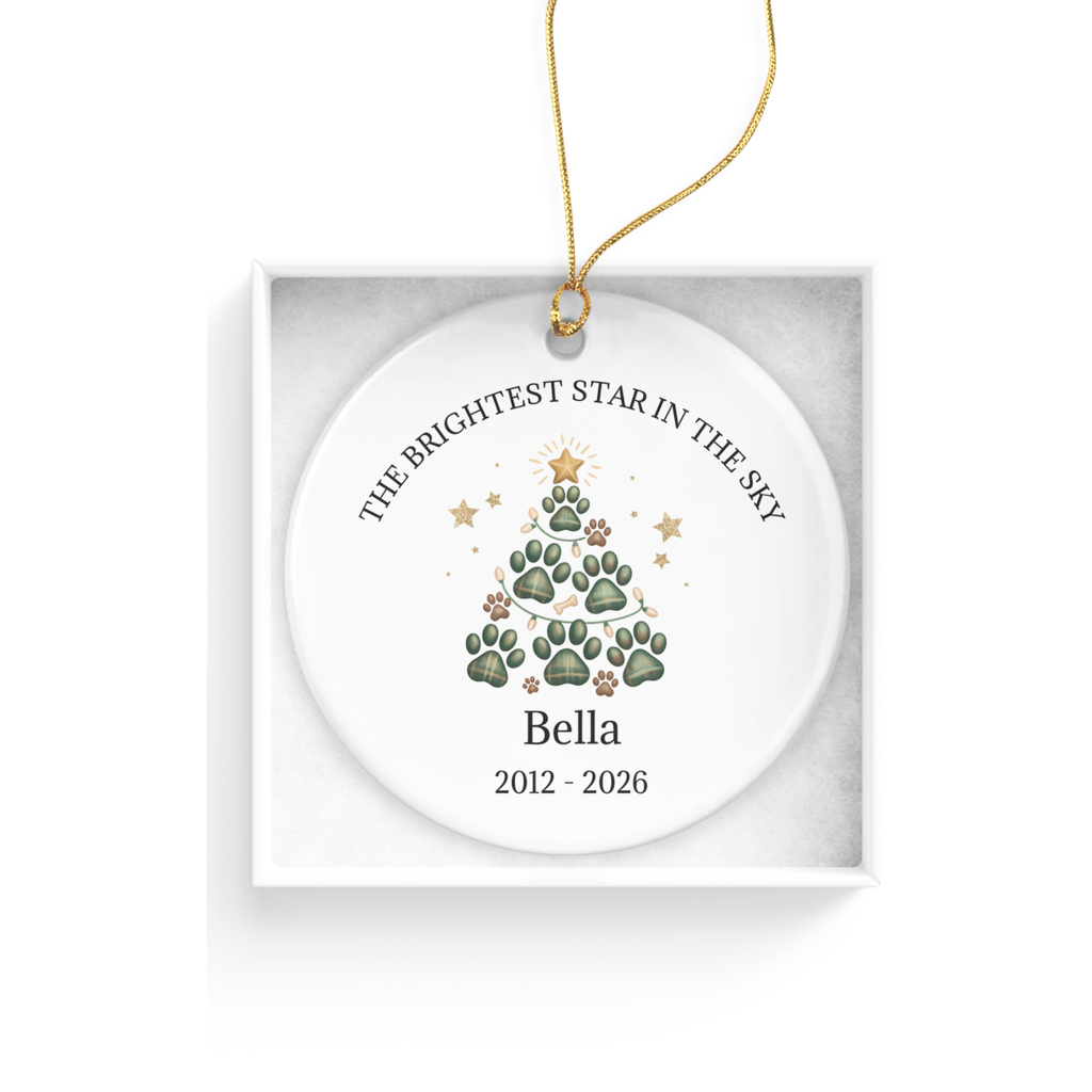 Brightest Star Memorial Pet Ornament