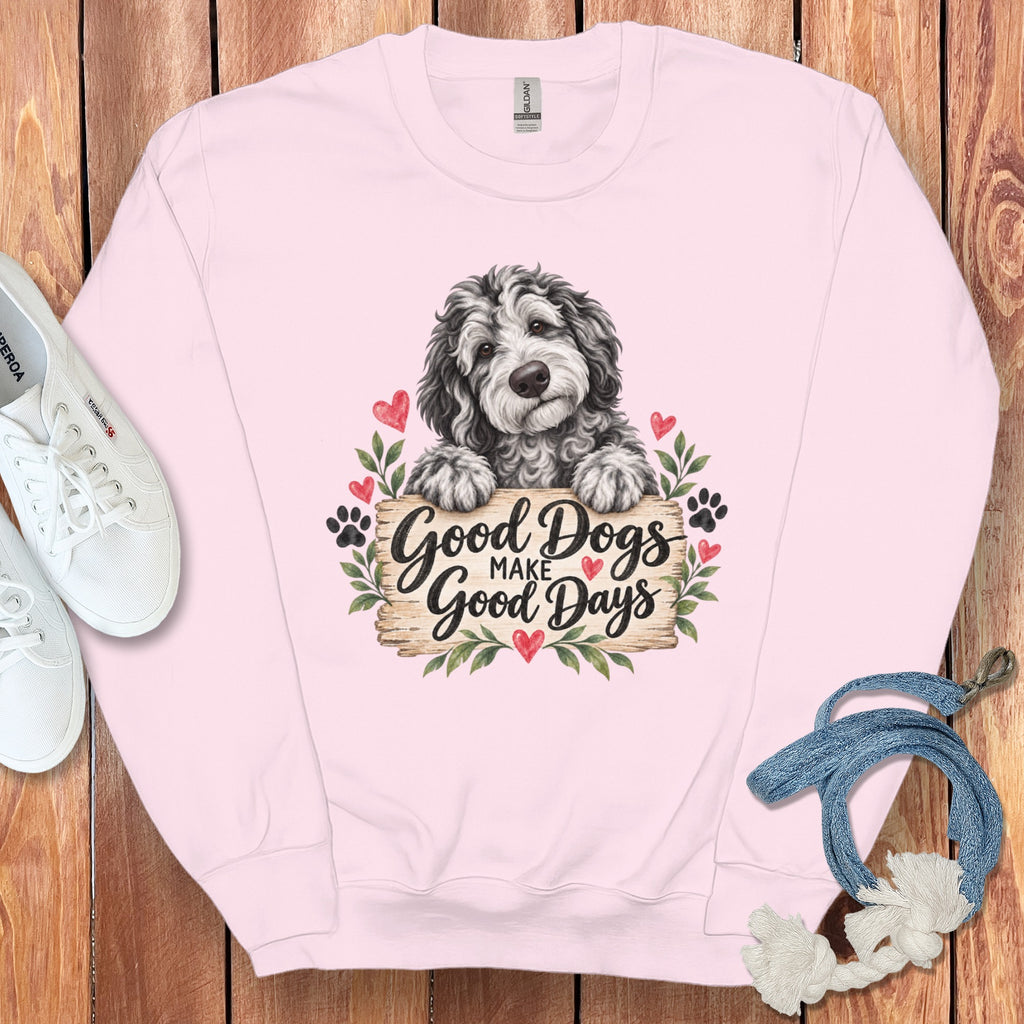 Merle Goldendoodle Good Days Sweatshirt
