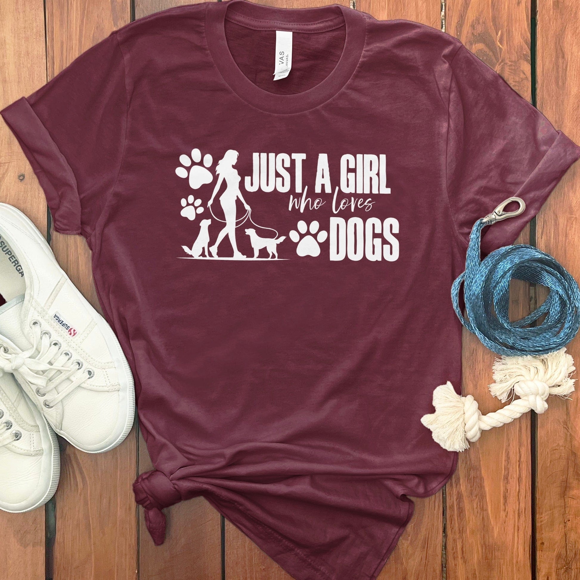 Just A Girl Who Loves Dogs Graphic Tee product