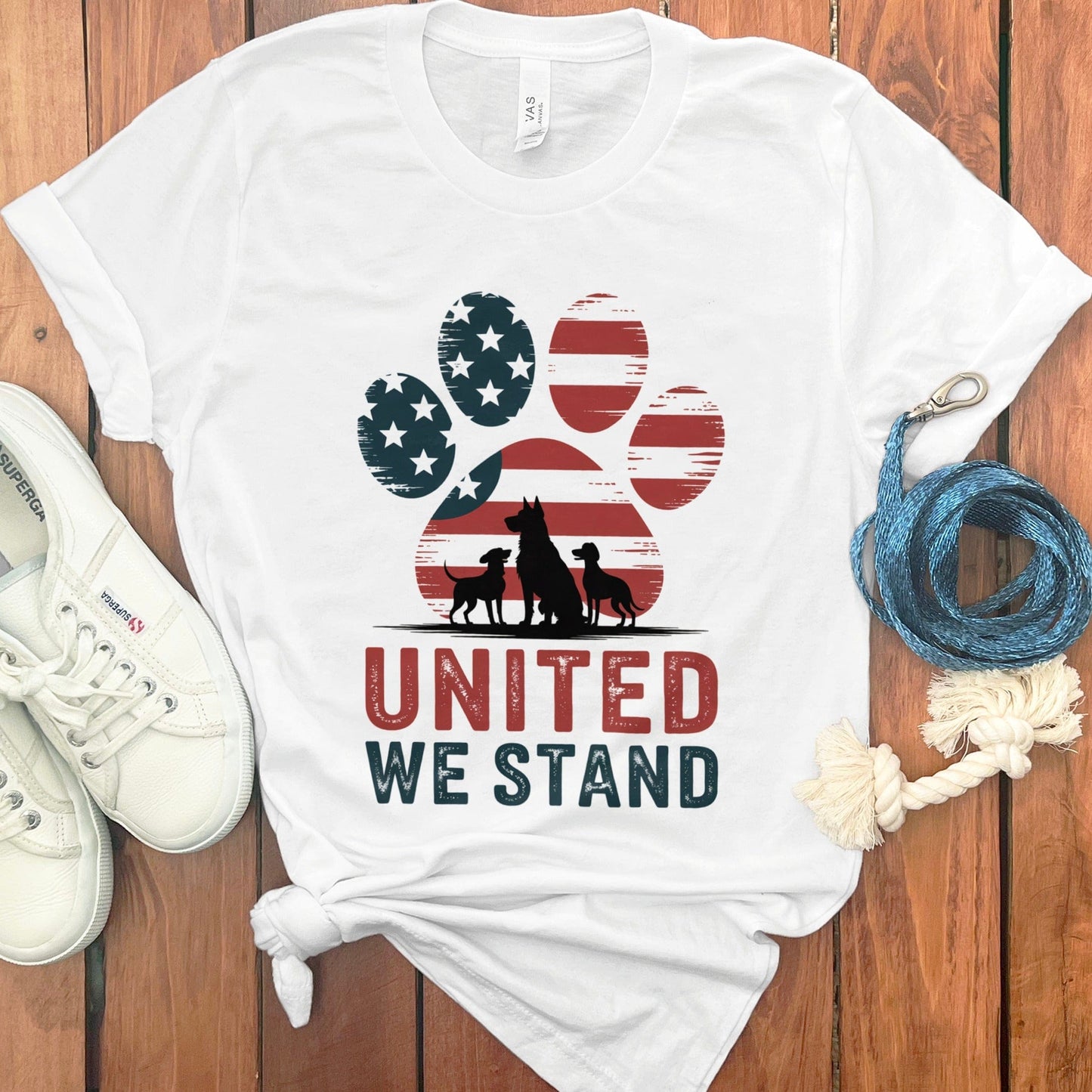 United We Stand Paw Print Graphic T-Shirt product type