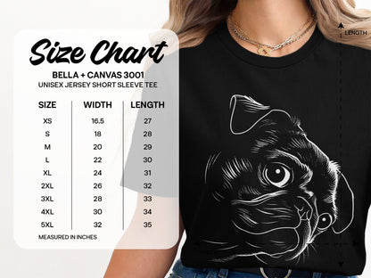 Artistic French Bulldog Graphic Unisex T-Shirt product