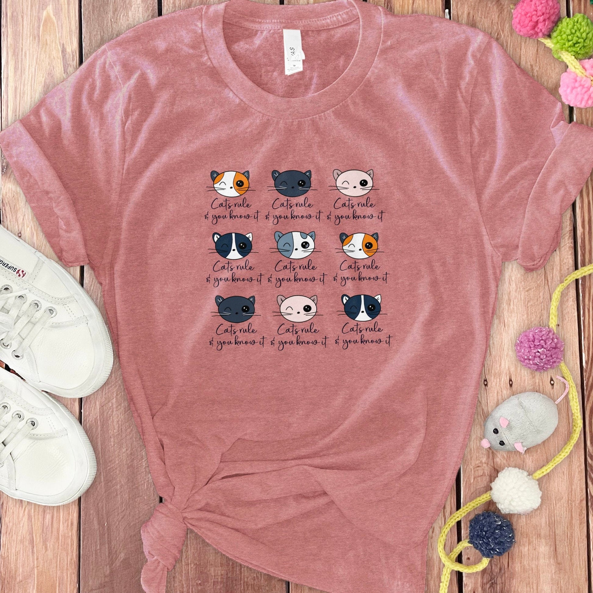 Cats Rule If You Know It Funny Quote T-shirt product