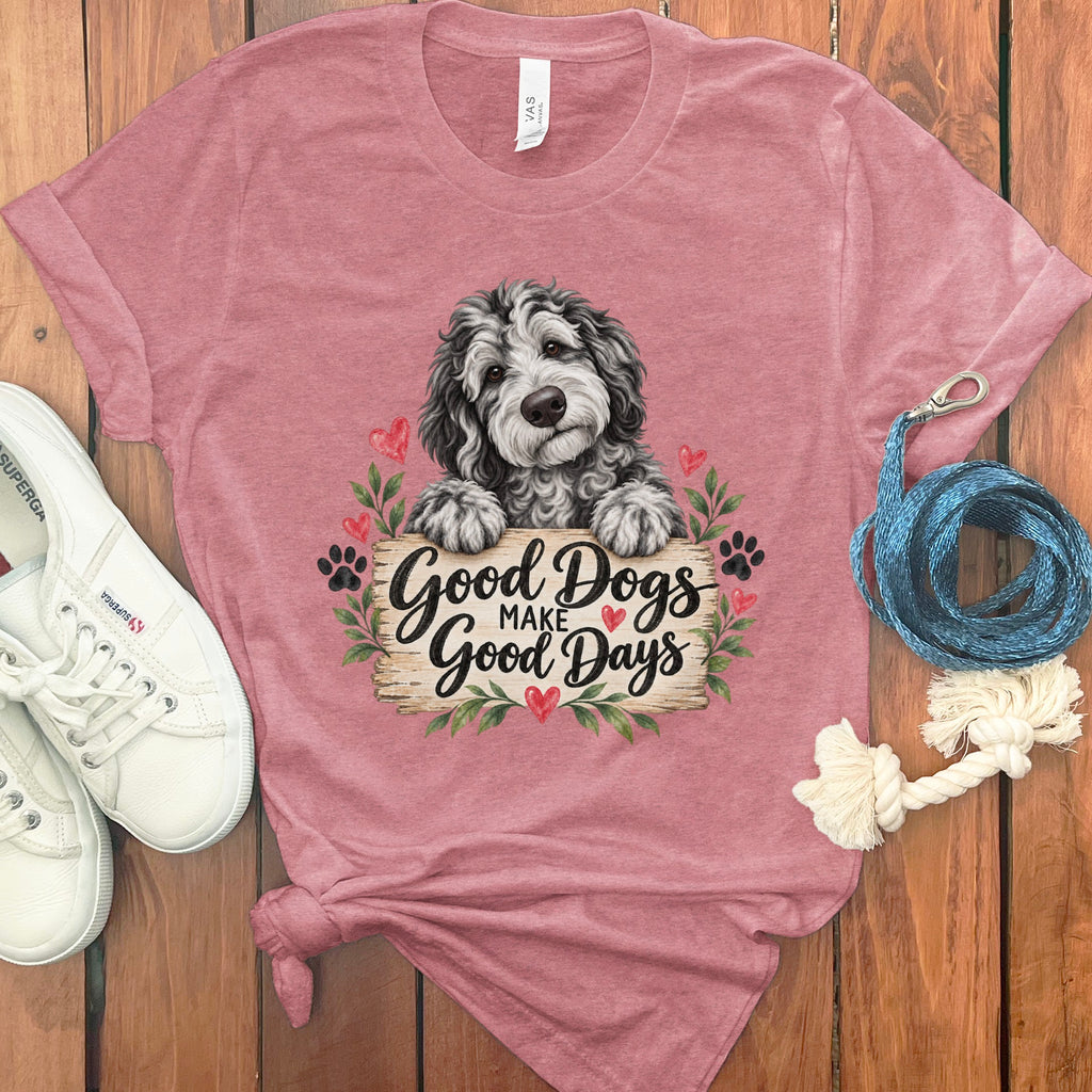 Merle Goldendoodle Good Days T-Shirt