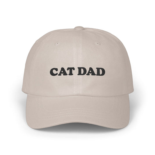 Cat Dad Embroidered Adjustable Strap Baseball Cap product