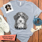 Custom Doodle Photo T-Shirt
