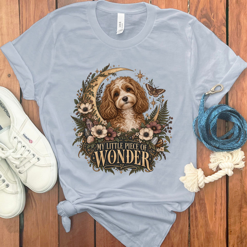 Cavapoo Wonder T-Shirt in Light Blue / S by Puppy Jo