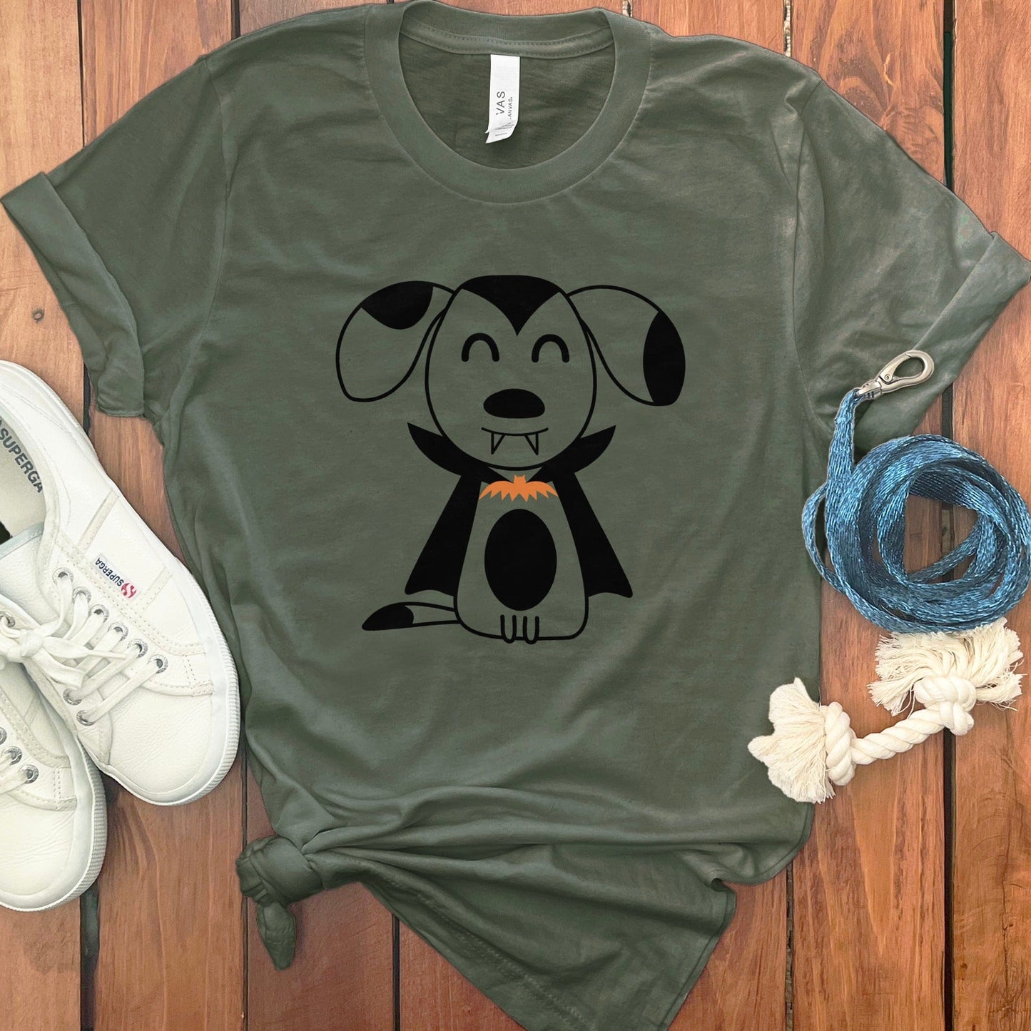 Happy Smiling Halloween Dog Graphic Tee product