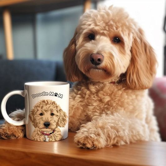 Custom Doodle Mom Mug - PuppyJo Mug