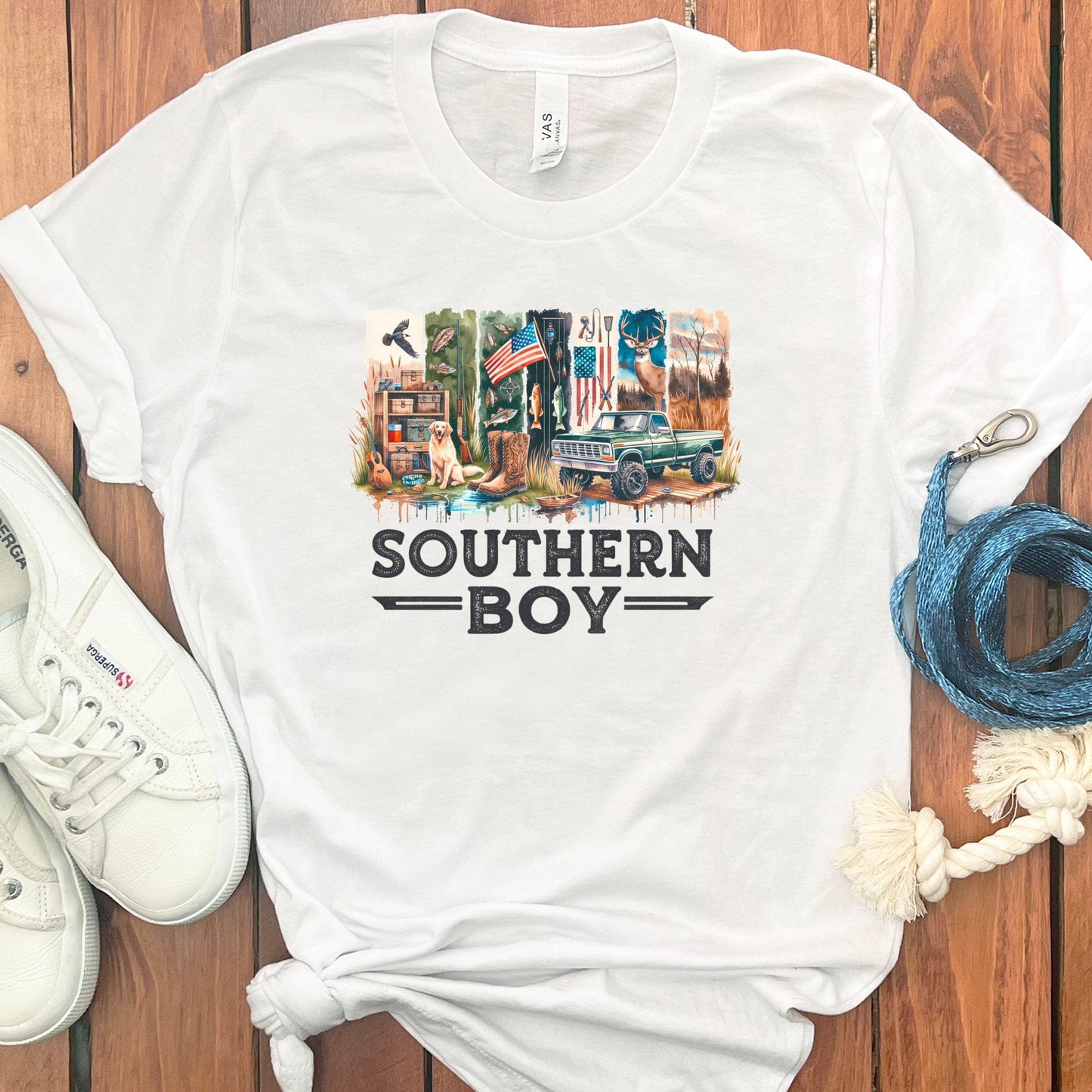 Southern Boy Graphic Tee with Vintage Scenes product