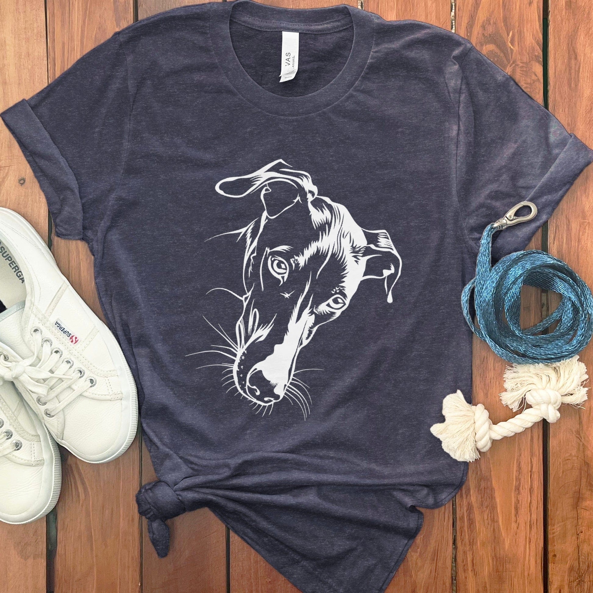 Adorable Dog Illustration Graphic Tee Shirt product type