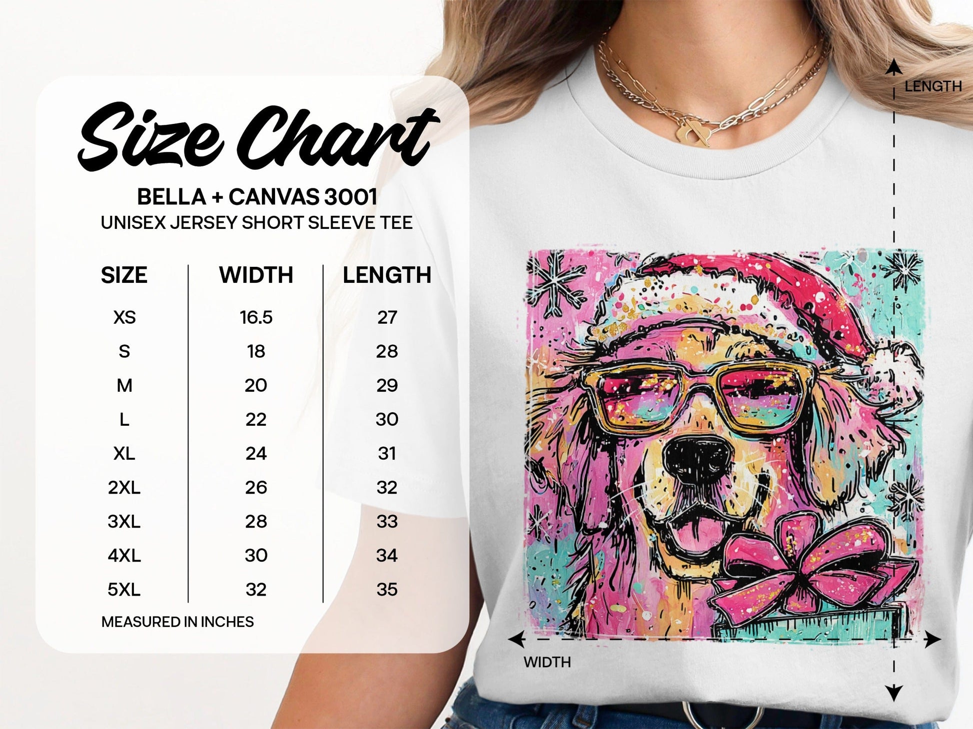 Colorful Festive Canine Design Unisex Jersey Tee product