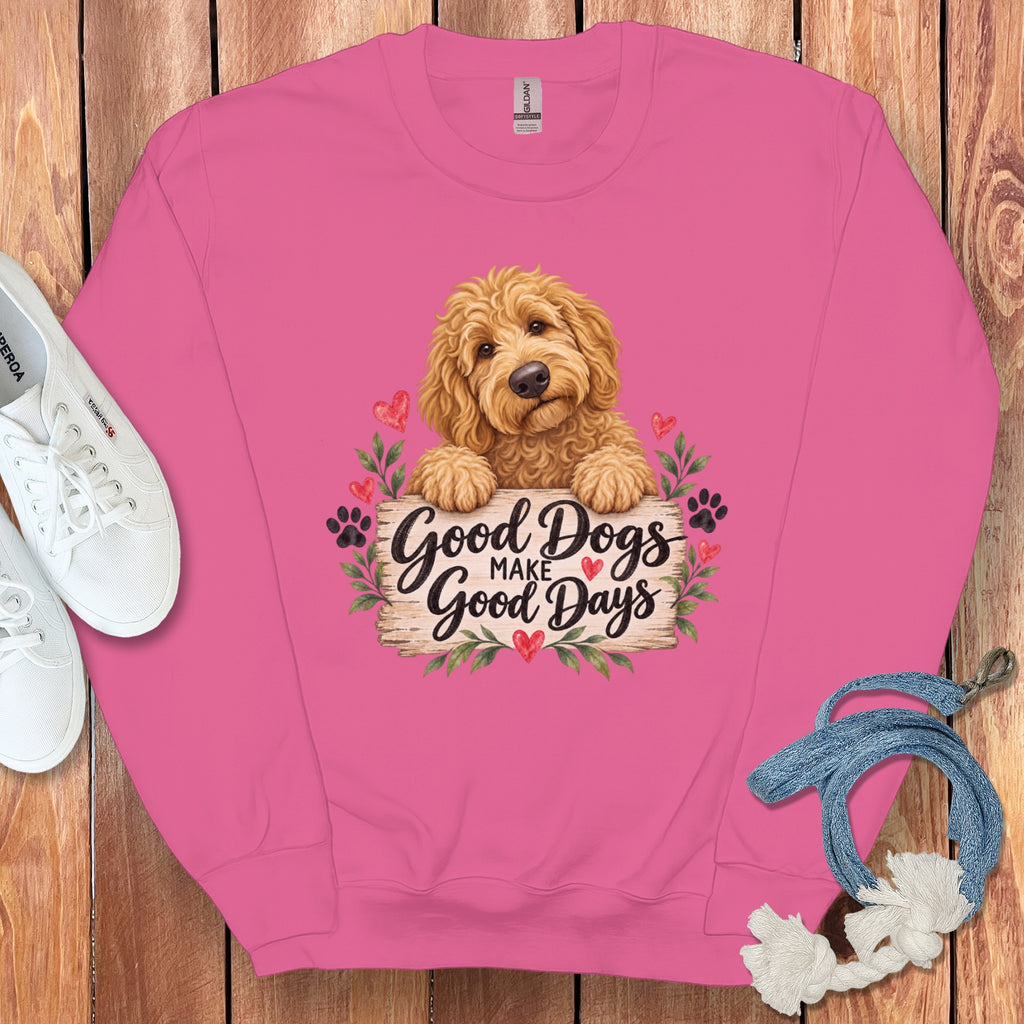 Golden Goldendoodle Good Days Sweatshirt