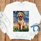 Golden Retriever Starry Night Art Sweatshirt Product